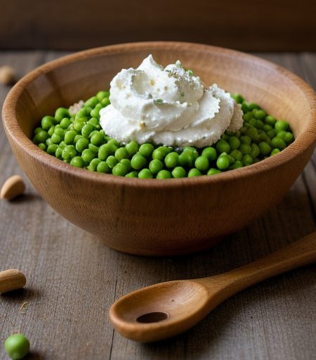 Green Pea and Peanut Salad recipe image