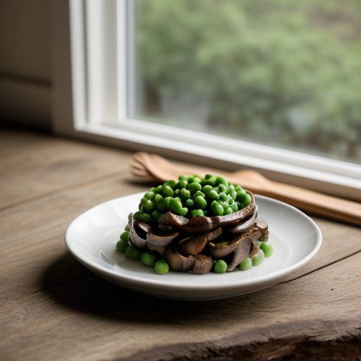 Green Peas & Mushrooms recipe image