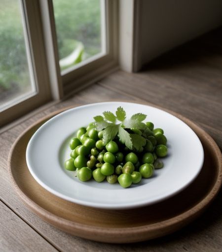 Green Peas With Celery & Ripe Olives recipe image