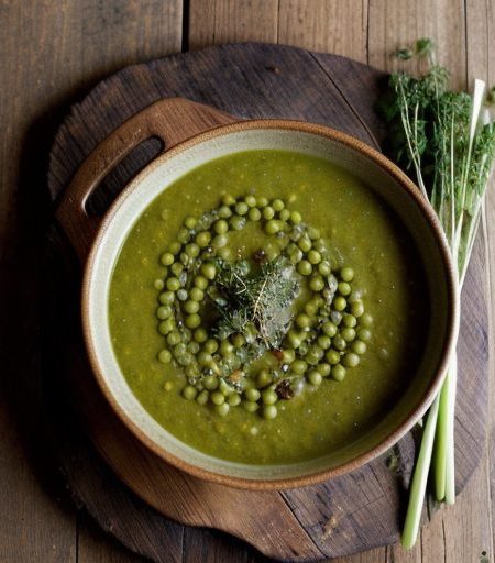 Green Split-Pea Soup recipe image