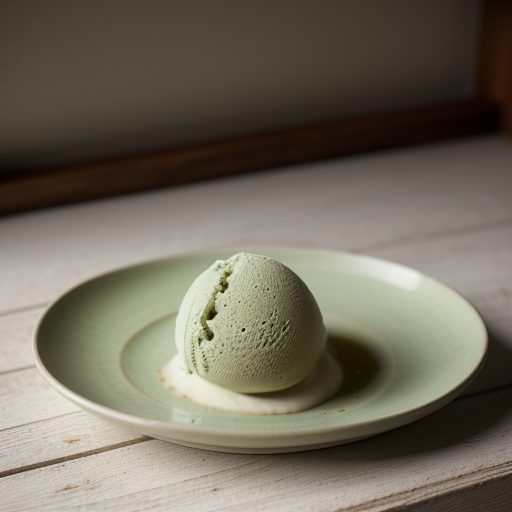 Green Tea Ice Cream (Figi recipe image