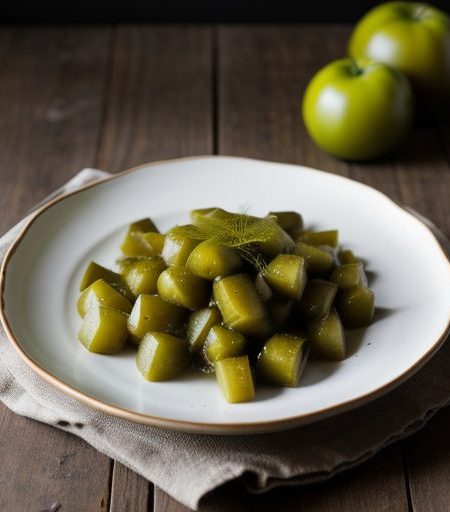 Green Tomato Dill Pickles recipe image