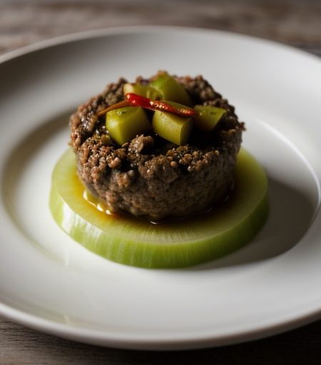 Green Tomato Minced Meat recipe image