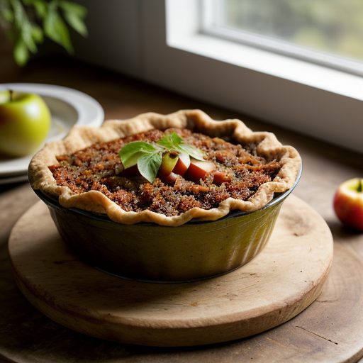 Green Tomato Minced Meat Pie recipe image