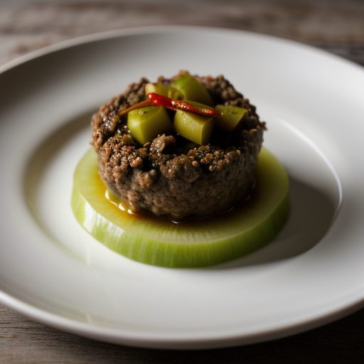 Green Tomato Minced Meat recipe image