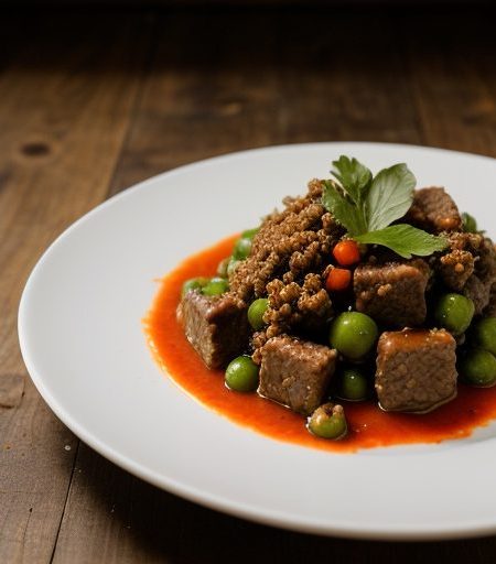 Green Tomato Minced Meat recipe image