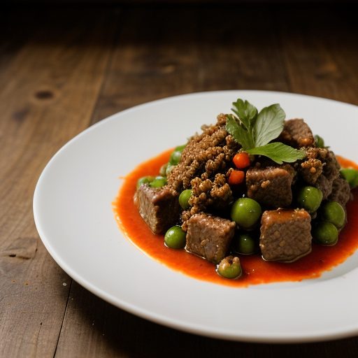 Green Tomato Minced Meat recipe image