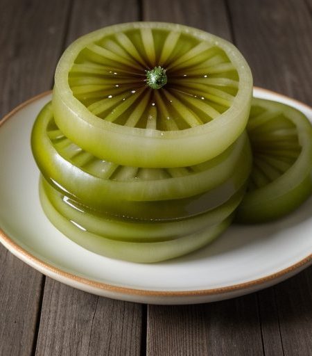 Green Tomato and Onion Pickles recipe image
