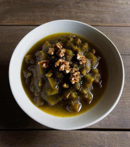 Green Tomato and Walnut Relish recipe image