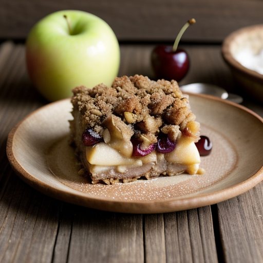 Grilled" Apple Crisp recipe image