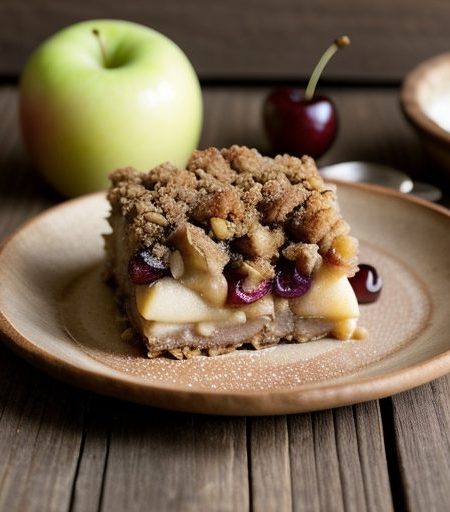 Grilled" Apple Crisp recipe image