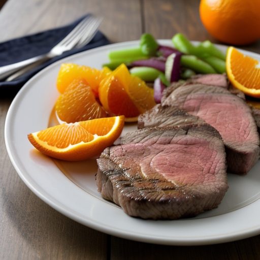 Grilled Beef Blade Steaks With Spicy Orange Marinade recipe image