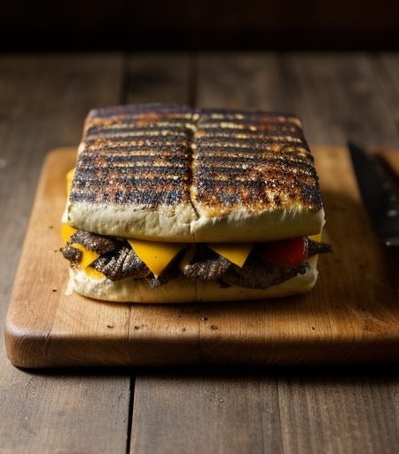Grilled Beef Bread recipe image