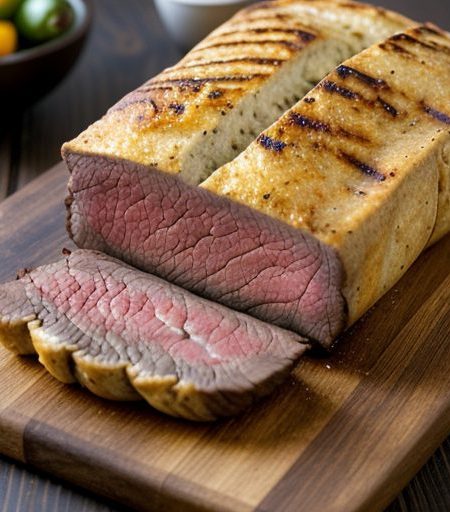 Grilled Beef Bread recipe image