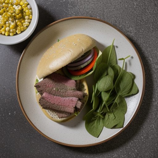Grilled Beef Fajita Sandwich - Country Living recipe image