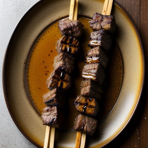 Grilled Beef Kababs recipe image