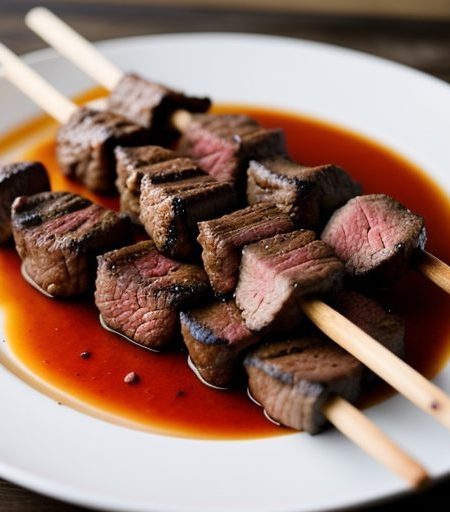 Grilled Beef Kabobs recipe image