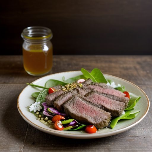 Grilled Beef Salad recipe image