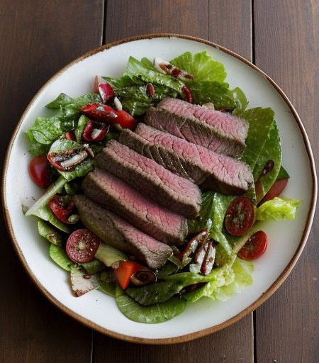 Grilled Beef Salad recipe image