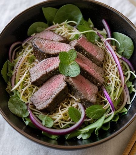Grilled Beef Salad recipe image