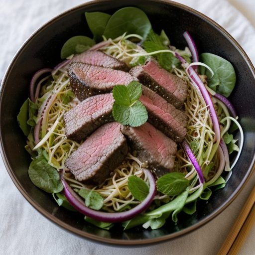 Grilled Beef Salad recipe image