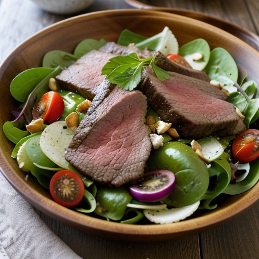 Grilled Beef Salad recipe image