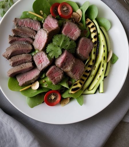 Grilled Beef Salad recipe image
