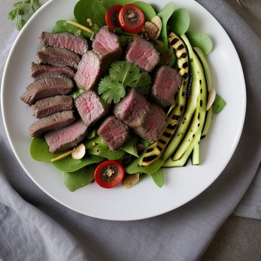 Grilled Beef Salad recipe image