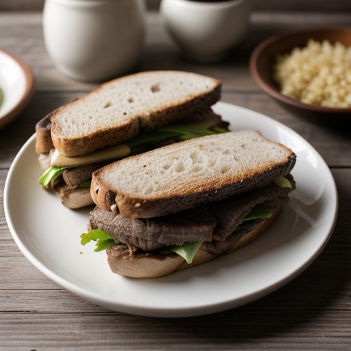 Grilled Beef Sandwich recipe image