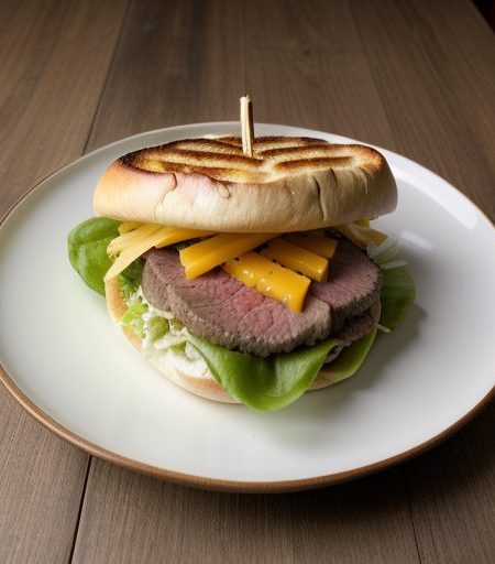 Grilled Beef Sandwich recipe image
