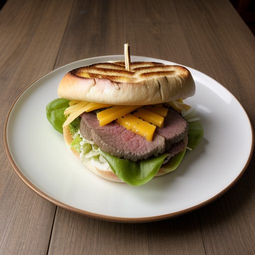 Grilled Beef Sandwich recipe image