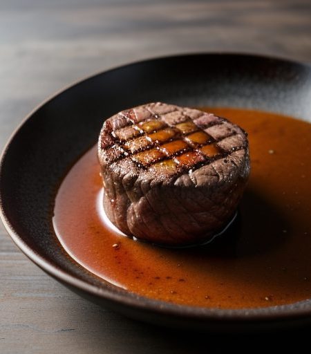 Grilled Beef Tenderloin With Western BBQ Sauce recipe image