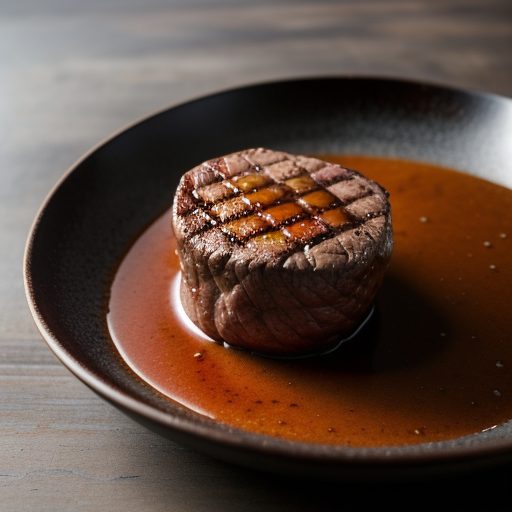 Grilled Beef Tenderloin With Western BBQ Sauce recipe image