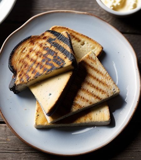 Grilled Blue Cheese Slices recipe image