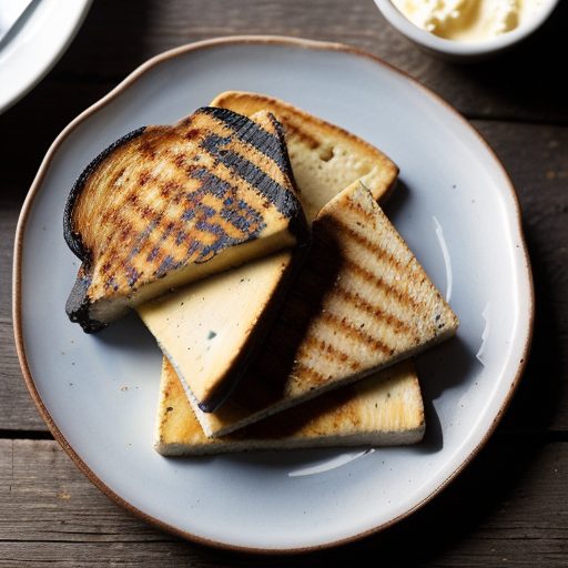 Grilled Blue Cheese Slices recipe image