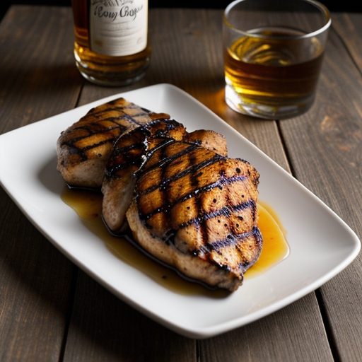 Grilled Breast of Chicken W/Maple Whiskey Glaze recipe image