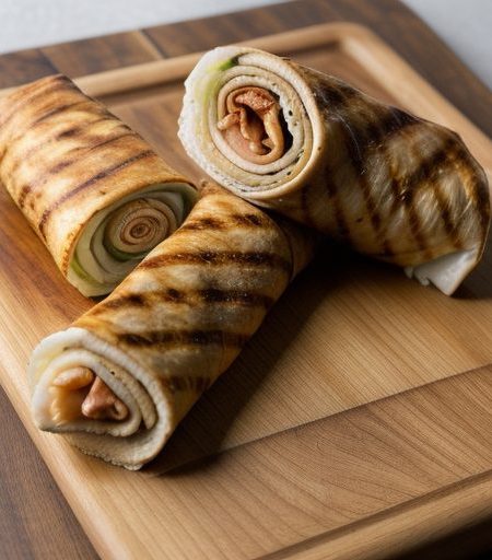 Grilled Chicken Appetizer Roll-Ups recipe image