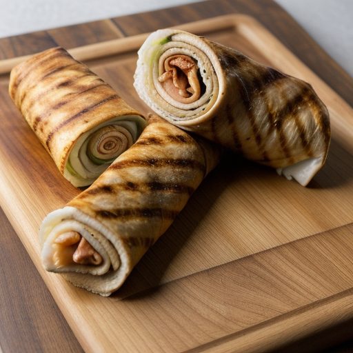 Grilled Chicken Appetizer Roll-Ups recipe image