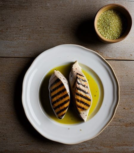 Grilled Chicken Breasts With Tarragon Butter recipe image