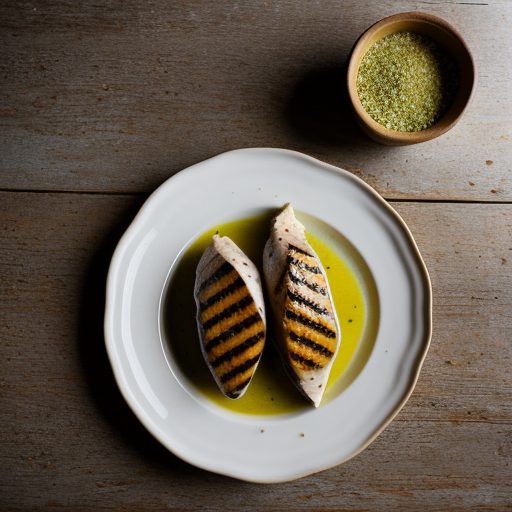 Grilled Chicken Breasts With Tarragon Butter recipe image