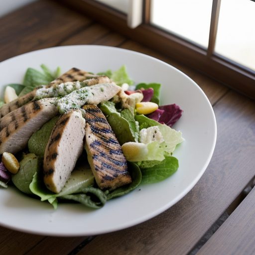 Grilled Chicken Ceasar Salad recipe image