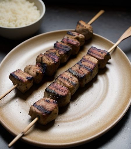 Grilled Chicken Kebabs recipe image