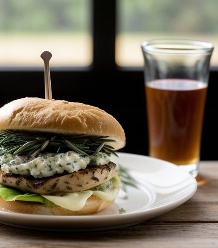 Grilled Chicken Sandwich W/Tarragon Mayo recipe image