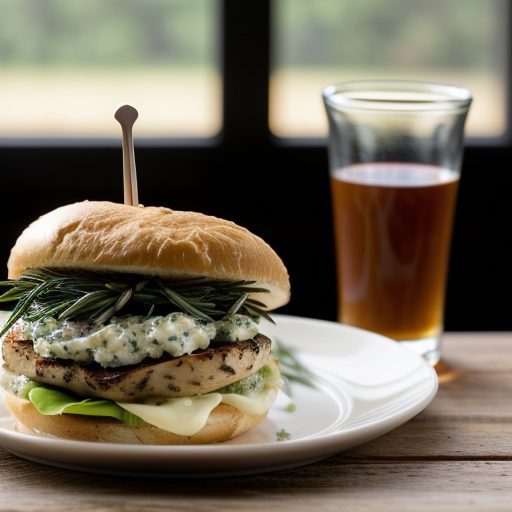 Grilled Chicken Sandwich W/Tarragon Mayo recipe image