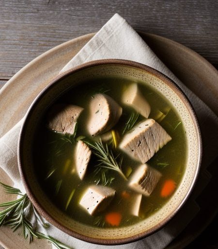 Grilled Chicken Soup recipe image