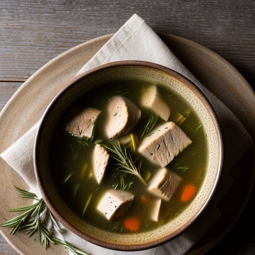 Grilled Chicken Soup recipe image