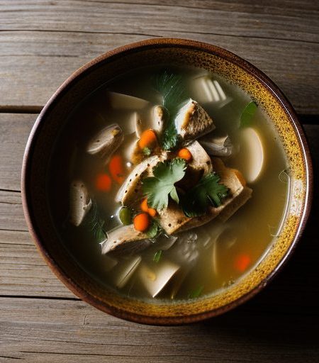 Grilled Chicken Soup recipe image