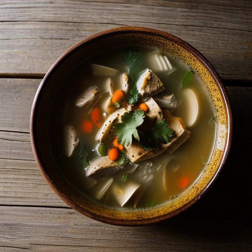 Grilled Chicken Soup recipe image