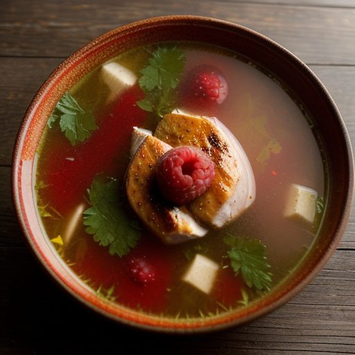 Grilled Chicken Soup recipe image