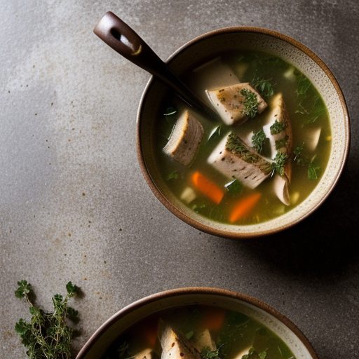 Grilled Chicken Soup recipe image